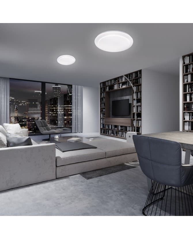 11168 PLAFON NUNO BLANCO LED 48W 3840LM 4000K - Imagen 1
