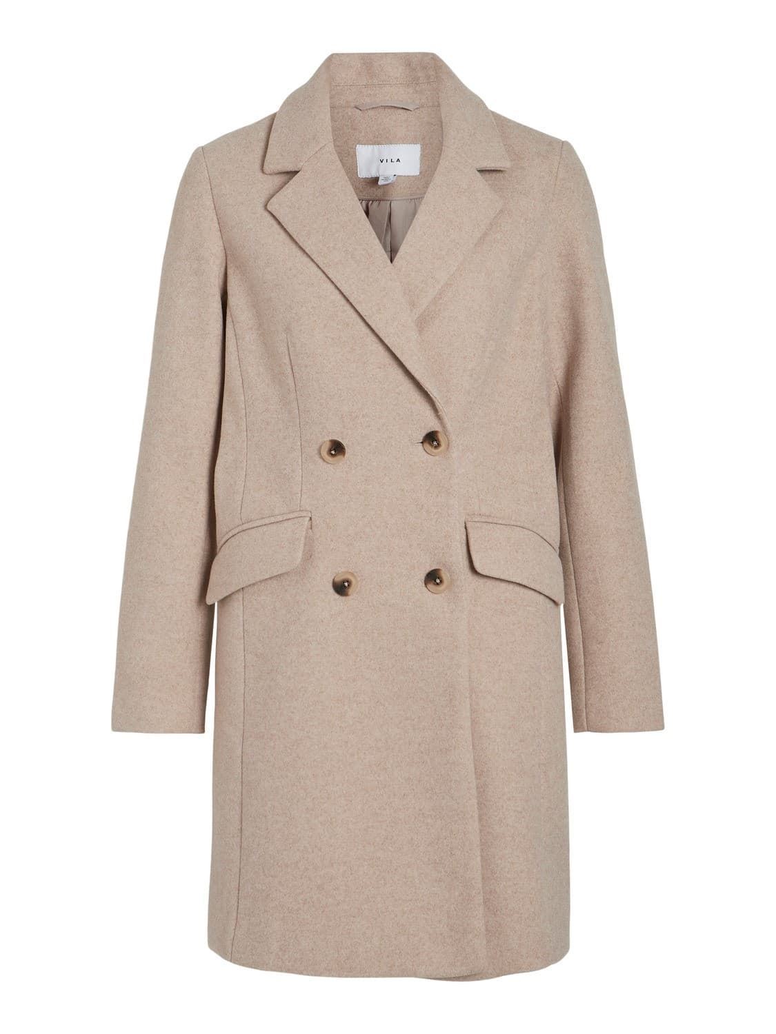 Abrigo beige vilunna - Imagen 1