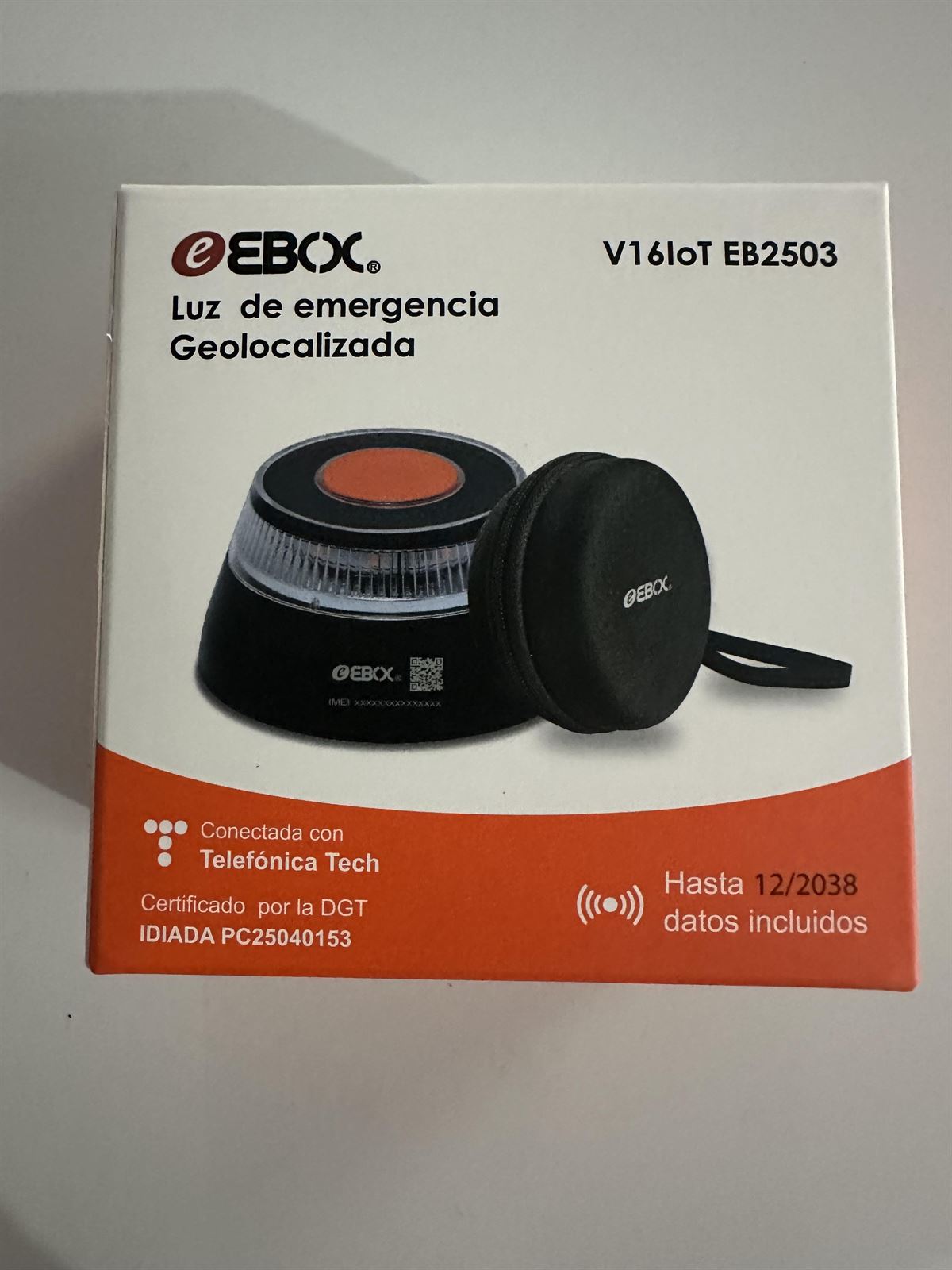 BALIZA V16 EBOX LUZ EMERGENCIA - Imagen 1