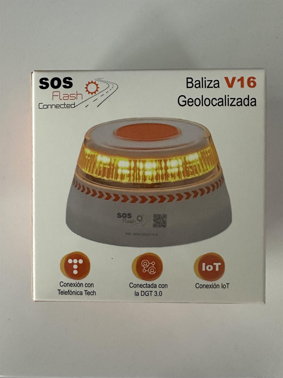 Baliza V16 SOS FLASH GEOLOCALIZADA - Imagen 1