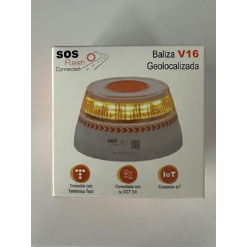 Baliza V16 SOS FLASH GEOLOCALIZADA - Imagen 1
