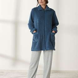 Bata corta azul - Imagen 1