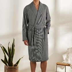 Bata cruzada gris - Imagen 1