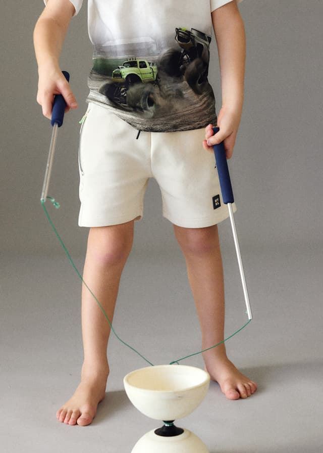 Bermuda cremalleras cáñamo - Imagen 3