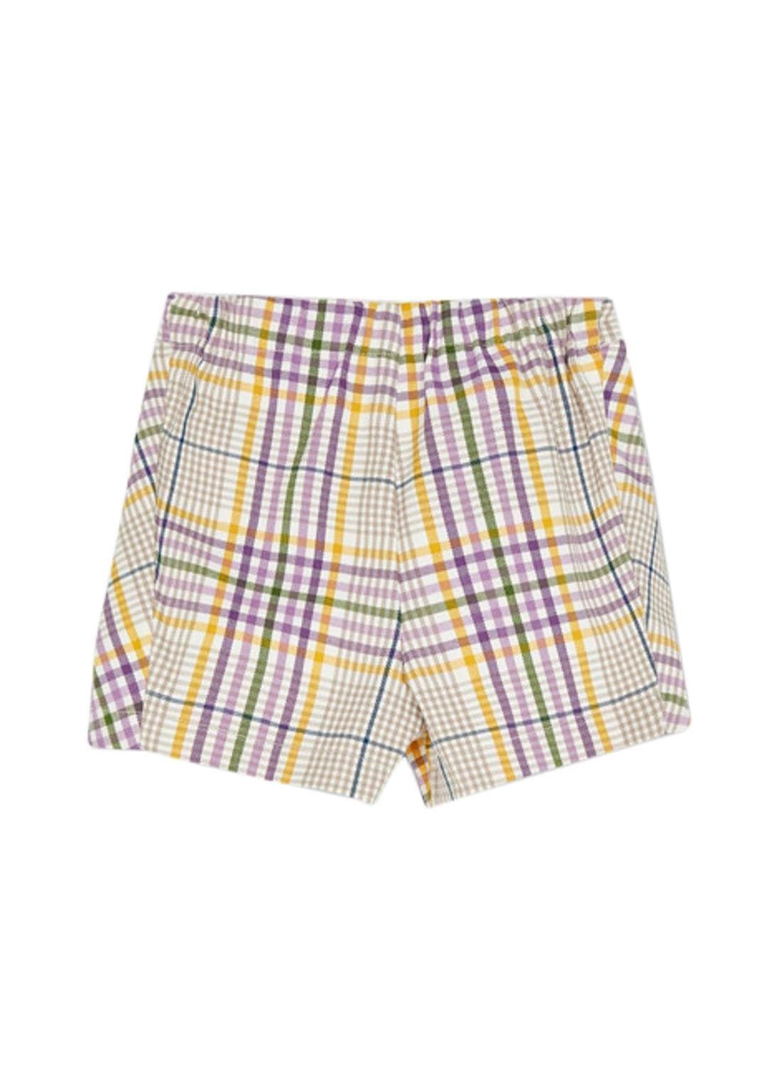 Bermuda cuadros lila - Imagen 2