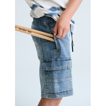 Bermuda denim cargo - Imagen 2