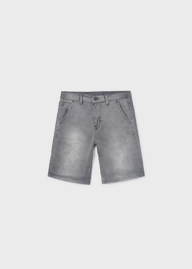 Bermuda denim gris medio - Imagen 1