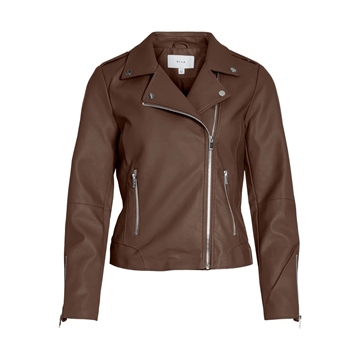 Biker efecto piel vicara marrón - Imagen 1