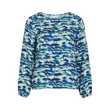 Blusa azul vipaya - Imagen 1