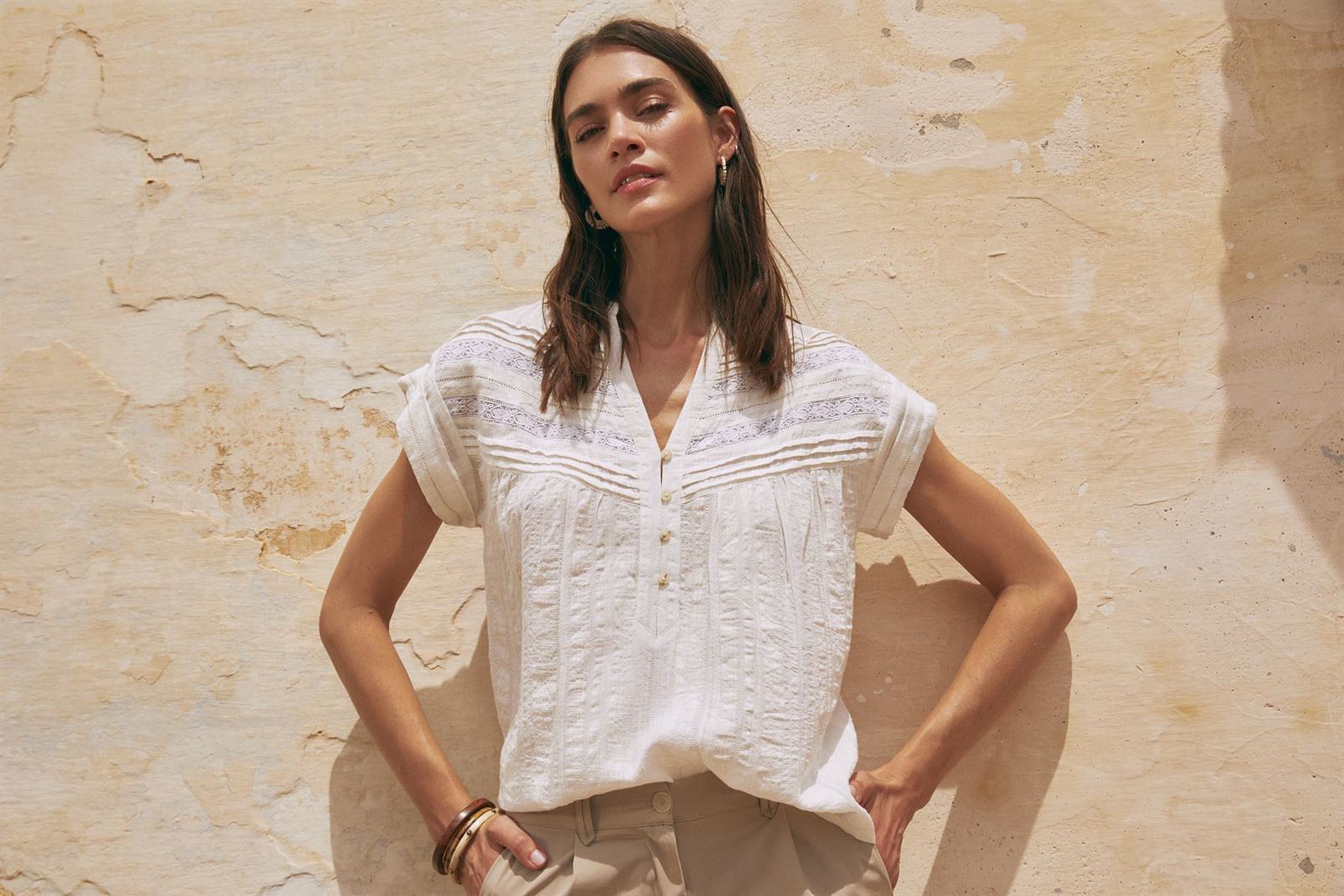 Blusa crudo - Imagen 1