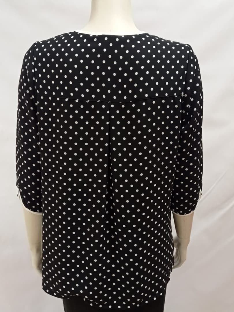 Blusa negra topos - Imagen 2