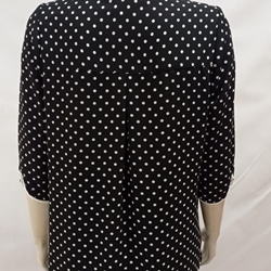 Blusa negra topos - Imagen 2