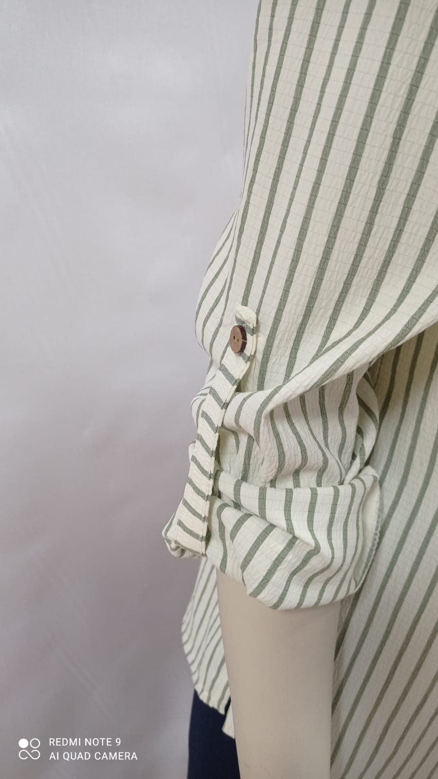 Blusa rayas verde - Imagen 3