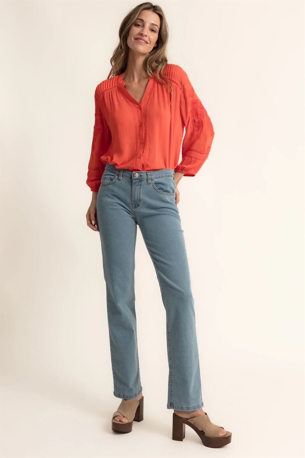 Blusa Raycel coral - Imagen 3