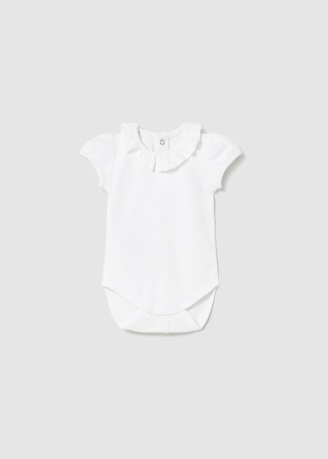 Body cuello volante blanco - Imagen 1