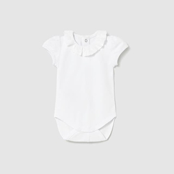 Body cuello volante blanco - Imagen 1