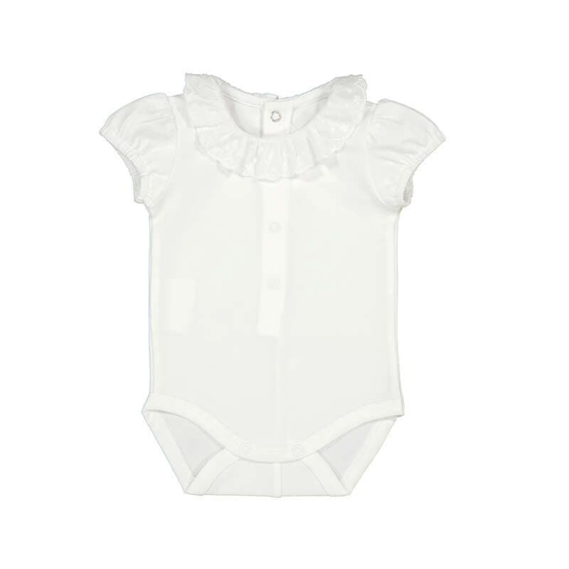 Body cuello volante blanco - Imagen 4