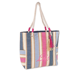 Bolsa de playa fucsia - Imagen 1