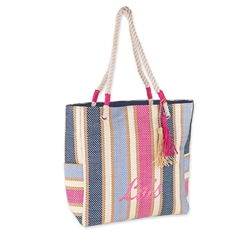 Bolsa de playa fucsia - Imagen 1