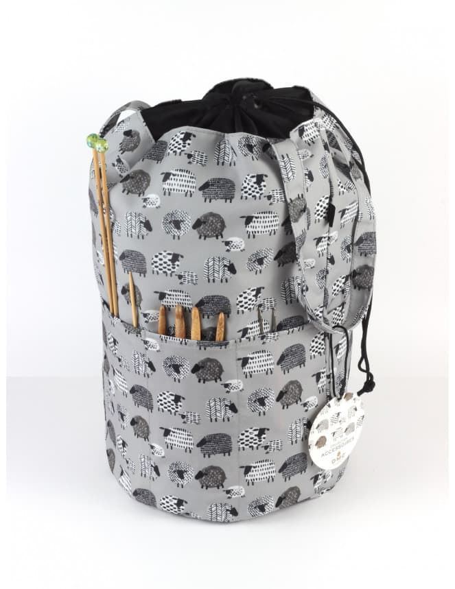 BOLSA REDONDA  MOTIVO DE OVEJITAS - Imagen 2