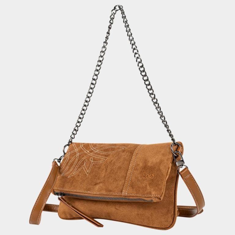 Bolso bandolera marrón - Imagen 1