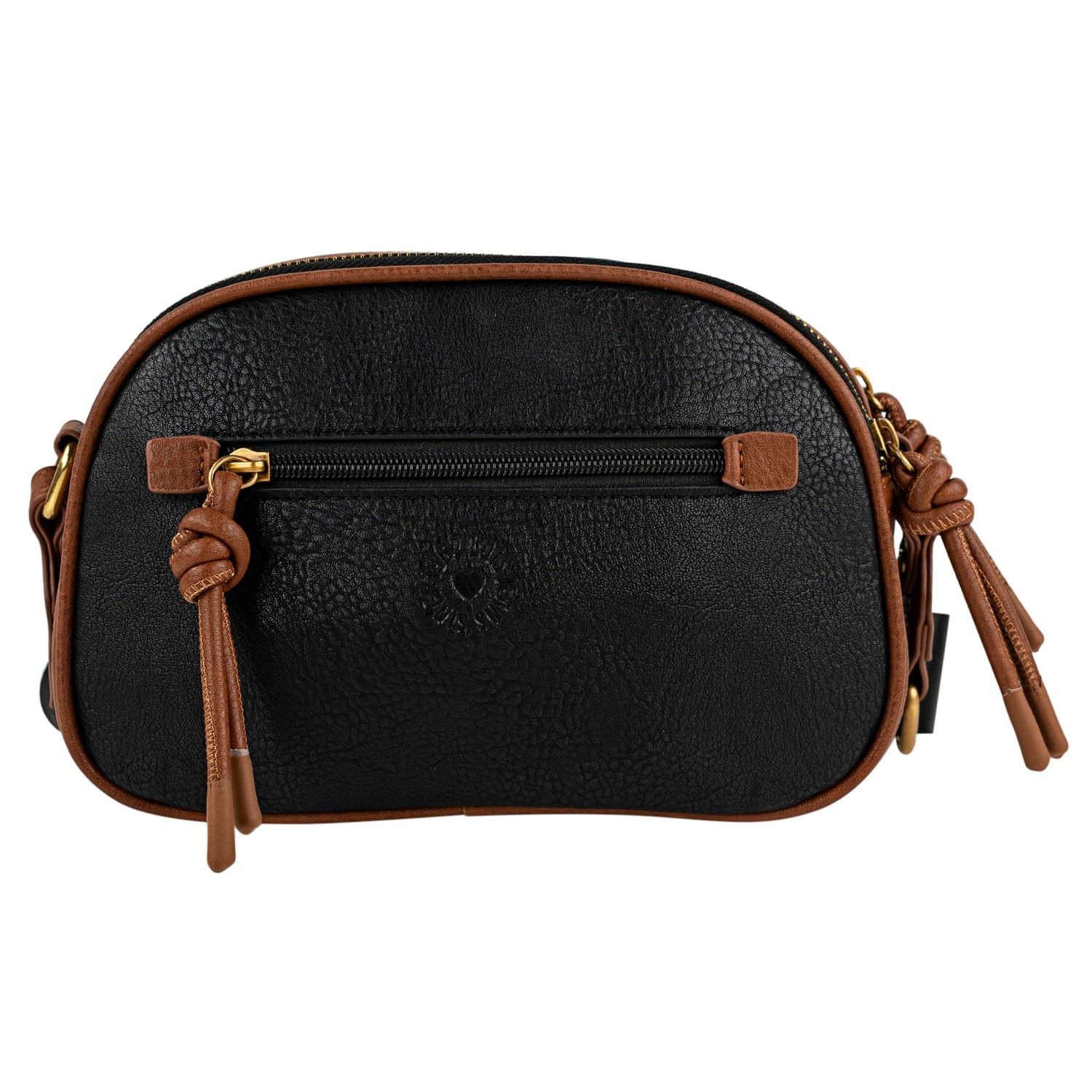 Bolso-bandolera Tulsa negro - Imagen 2