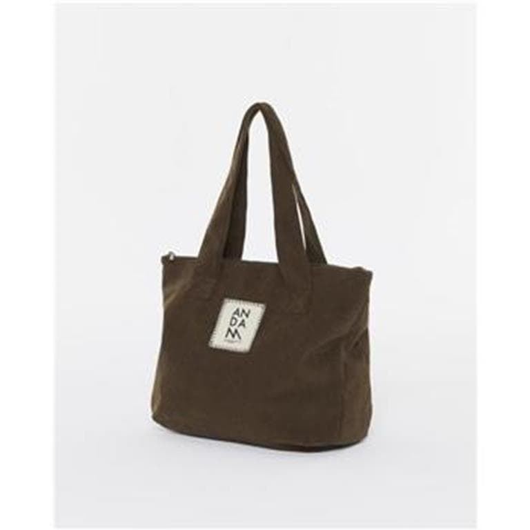 Bolso marrón pana - Imagen 2