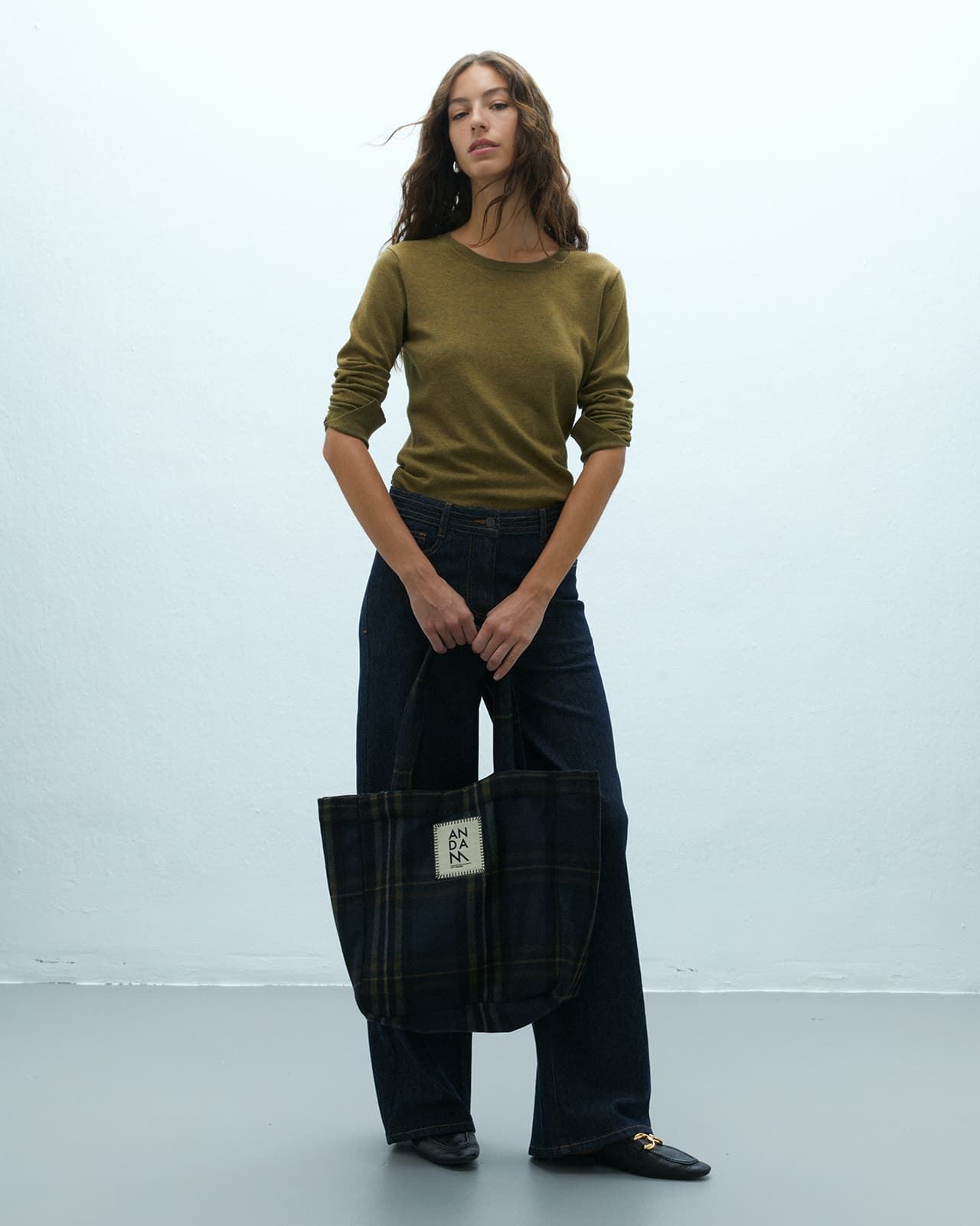 Bolso tote verde - Imagen 2