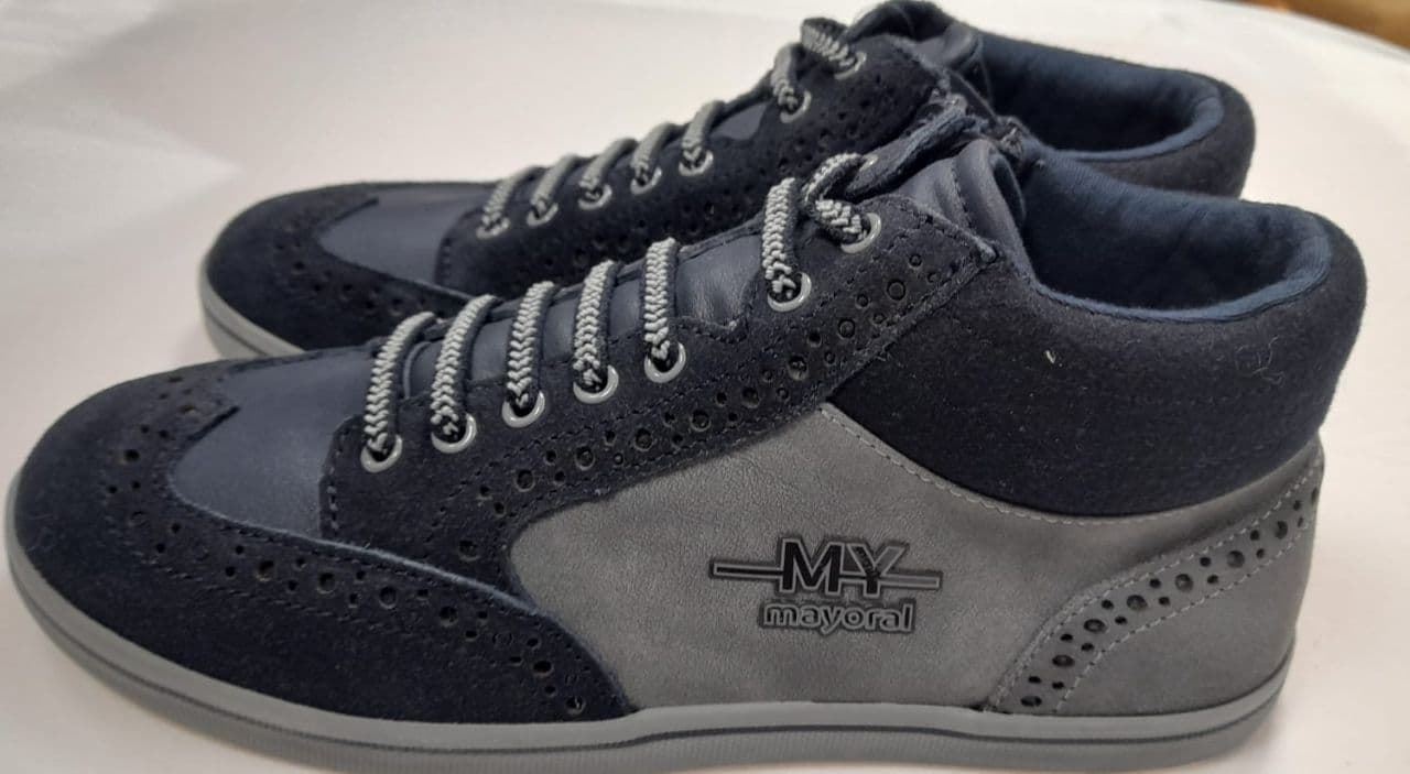 Bota gris/marino - Imagen 1