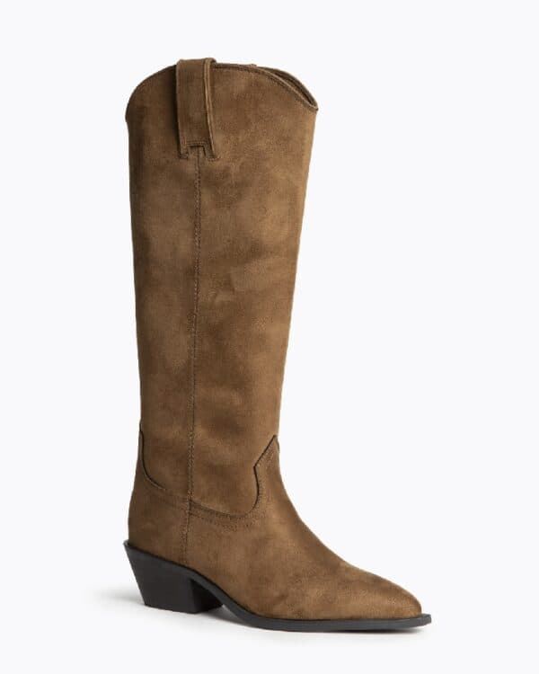 Bota serraje camel - Imagen 1