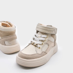 Botín urbano piel beige - Imagen 2