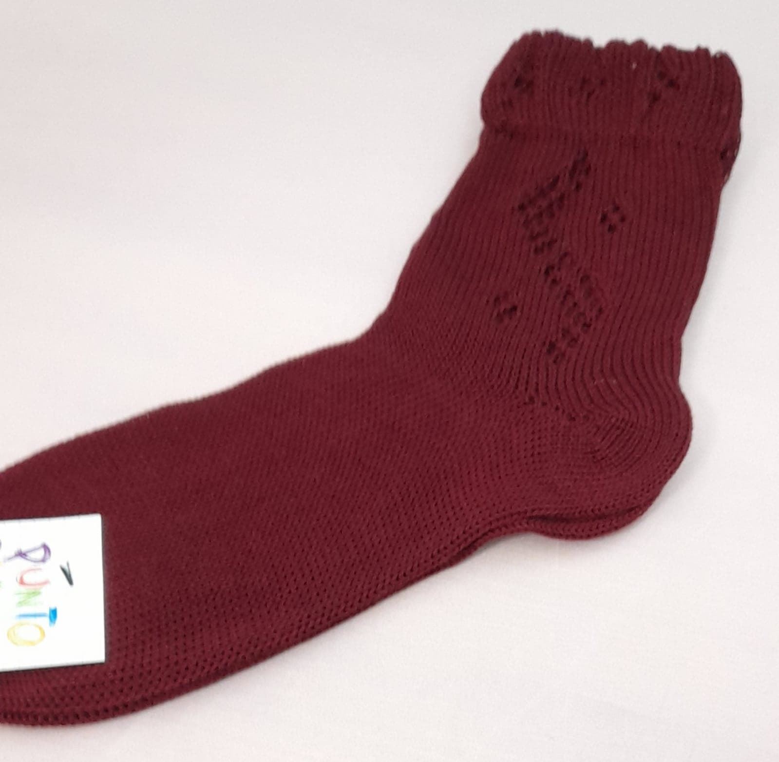 Calcetín perlé calado - Imagen 1