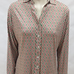 Camisa estampada rosa - Imagen 1