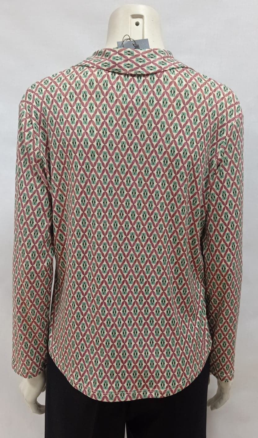 Camisa estampada rosa - Imagen 2