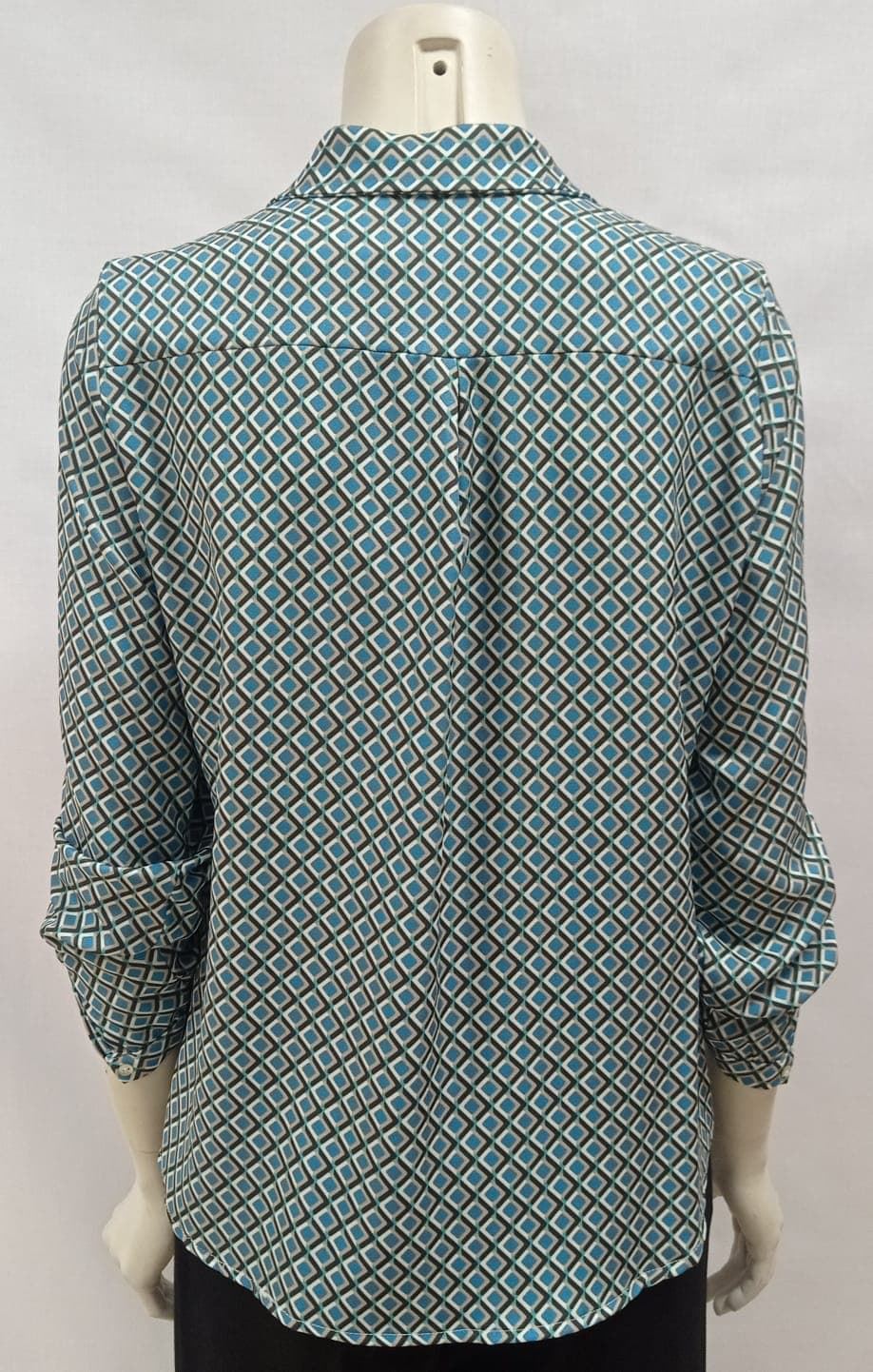 Camisa estampada verde - Imagen 2