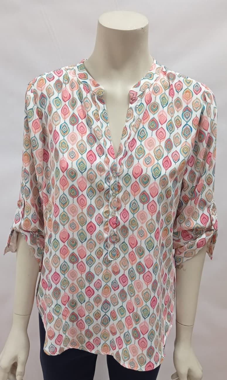 Camisa Julia coral - Imagen 1
