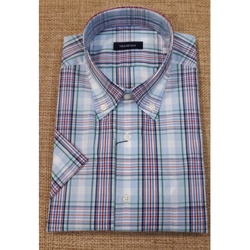 Camisa manga corta celeste - Imagen 1