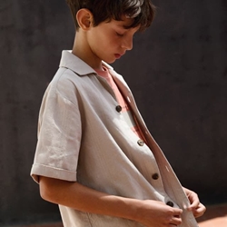 Camisa manga corta piedra - Imagen 1