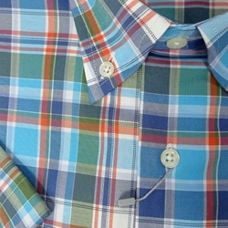 Camisa manga corta turquesa - Imagen 2