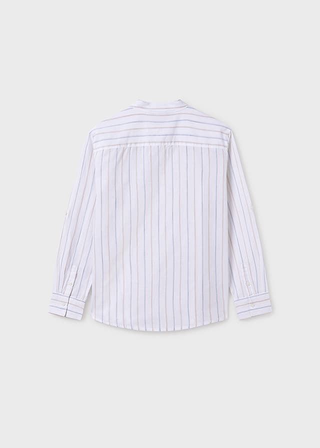 Camisa manga larga cuello mao - Imagen 2