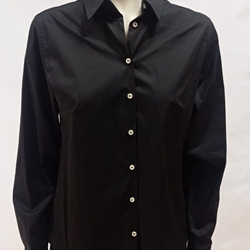 Camisa popelín negra - Imagen 1