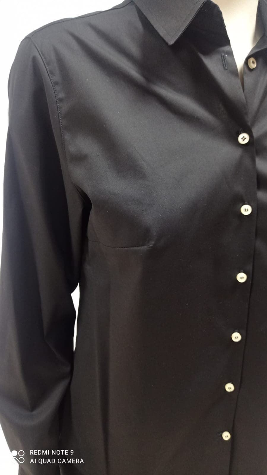 Camisa popelín negra - Imagen 3