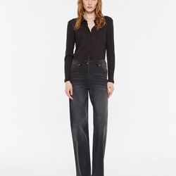 Camisa punto marrón - Imagen 2