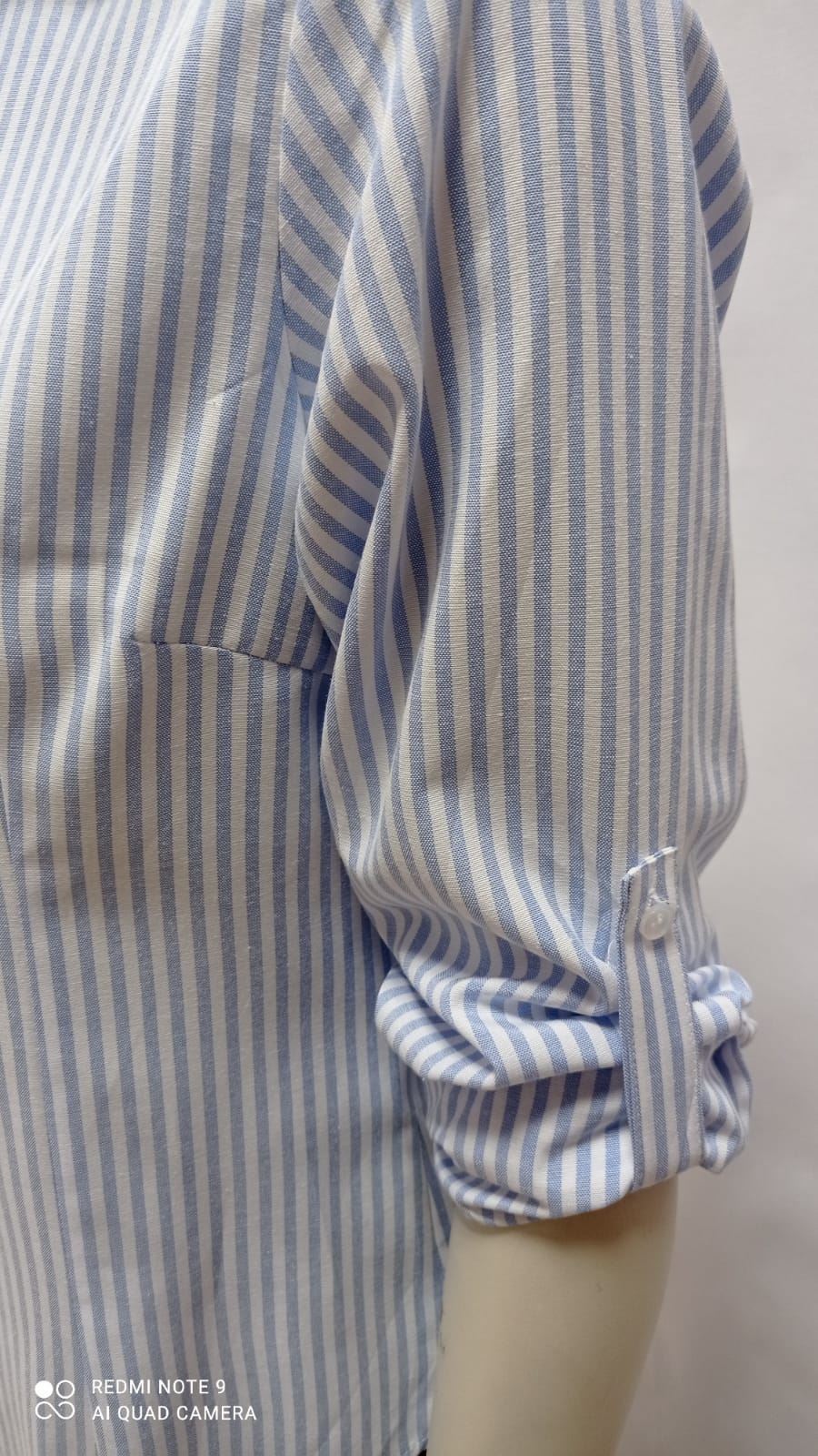 Camisa rayas celeste - Imagen 4