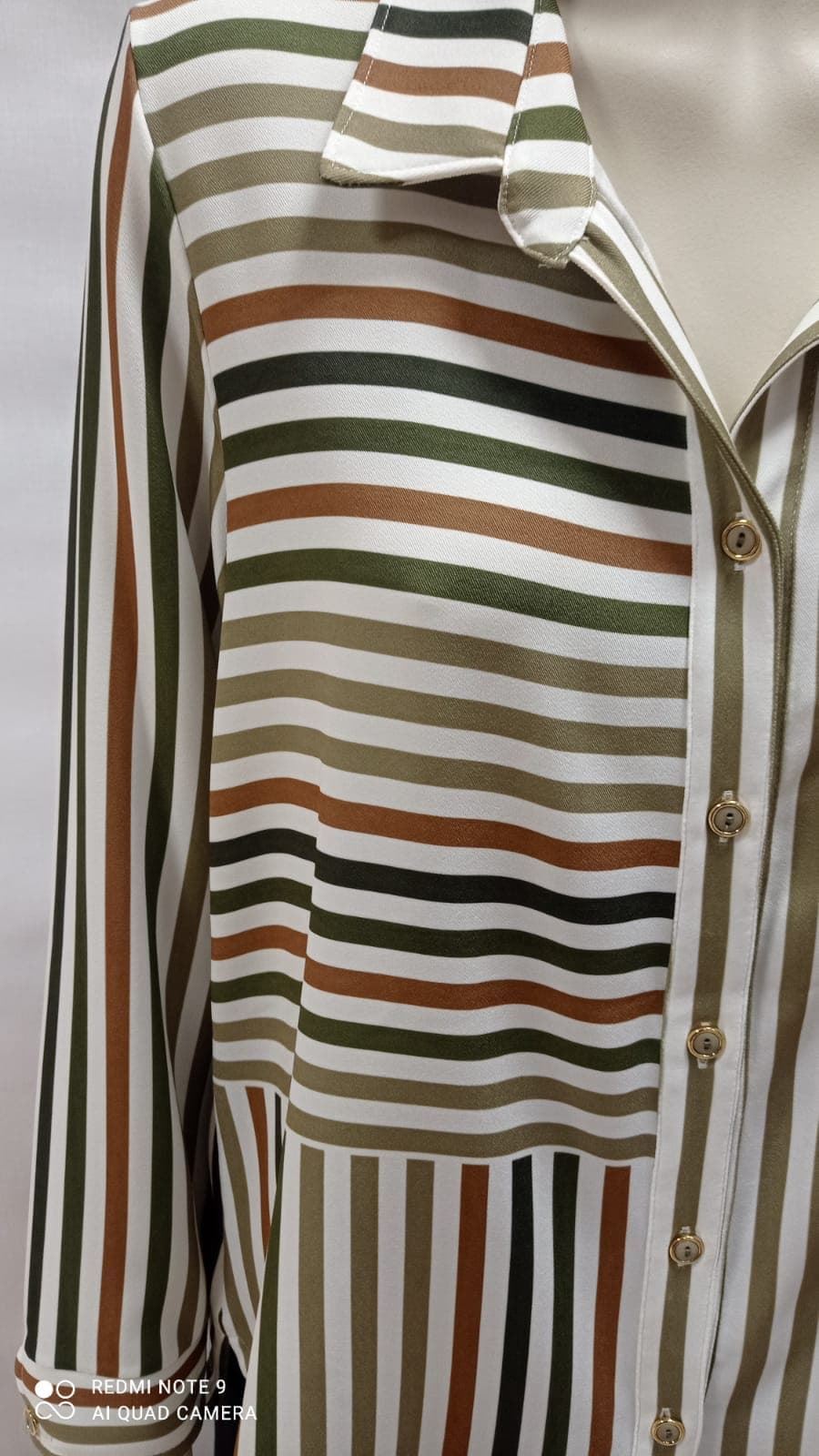 Camisa rayas verde - Imagen 3