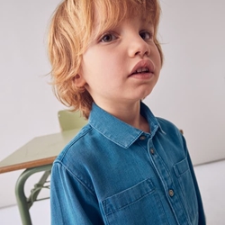 Camisa vaquera azul medio - Imagen 2