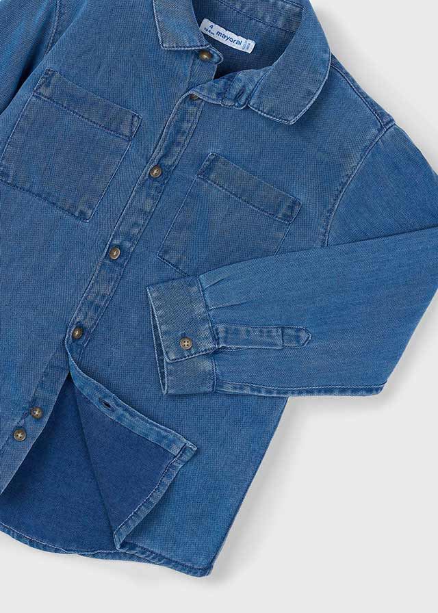 Camisa vaquera azul medio - Imagen 5