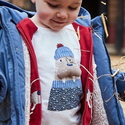 Camiseta aplique animal nata - Imagen 1