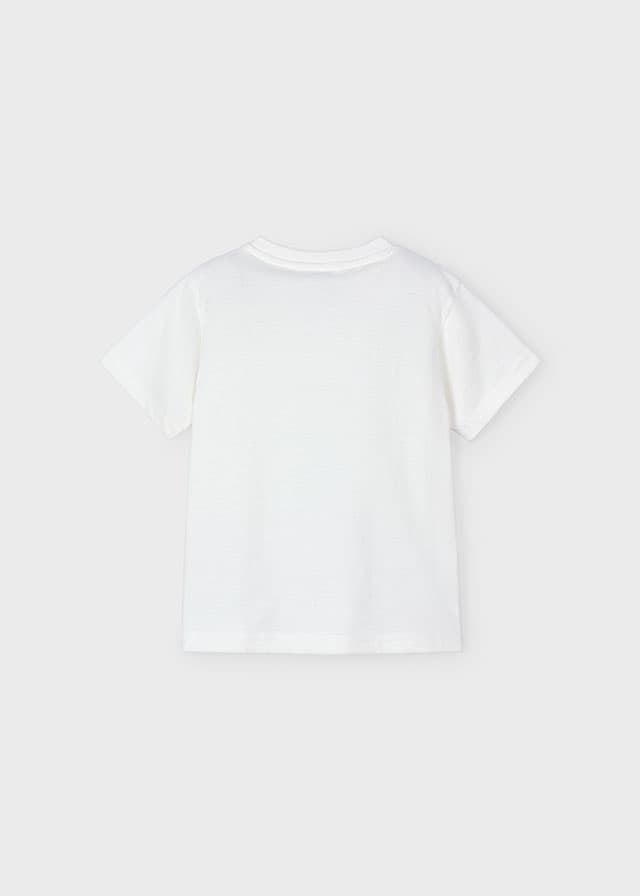 Camiseta apliques nata - Imagen 2