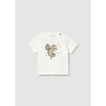 Camiseta apliques play nata - Imagen 1